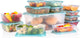 Alpina vershoudbakjes set met deksel 13 stuks - meal prep bakjes - diepvriesbakjes - 8 x 500ml, 2x 1000ml, 2x 1150ml, 1x 6800ml - magnetron-, vriezer- en vaatwasserbestendig