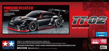 Tamiya modelbouwpakket auto - 58745 rc auto - porsche 911 gt3 r - 992 - met certificaat rc plastic - 1:10 - modelbouw