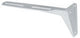 Raminex defa paar gootsteen wastafelconsoles geplastificeerd 34.5cm