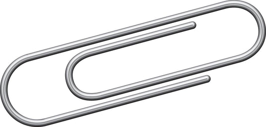 Kangaro paperclips - 30 mm - rond - 1000 stuks - verzinkt - k-10030-1000