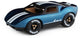 Playforever - speelgoedauto - ken cash - blauw
