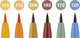 Faber-castell tekenstift - pitt artist pen - 6-delig - harvest - fc-167179