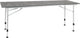 Travellife sorrento uitschuifbare campingtafel donkergrijs 100 140 180x70cm - compact en gebruiksvriendelijk - in hoogte verstelbaar - stabiel en lichtgewicht