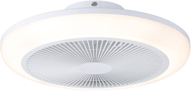 Eglo sayulita 1 plafondlamp met ventilator - 46 cm - instelbaar wit licht - dc-energy saving - wit - dimbaar - 3 standen