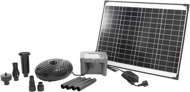 Ubbink - solarmax 2500 - fonteinpomp op zonne-energie - met eigen accu - vijverpomp