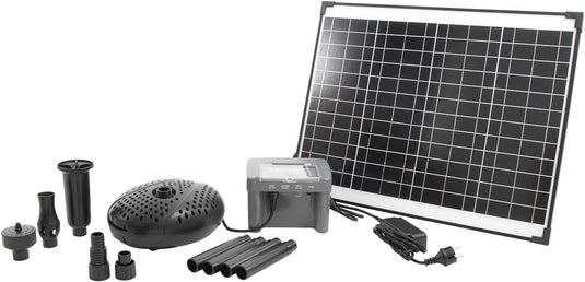 Ubbink - solarmax 2500 - fonteinpomp op zonne-energie - met eigen accu - vijverpomp