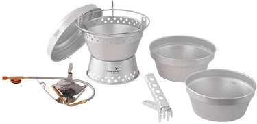 Easy camp storm cooker stove set campingkooktoestel en pannenset lichtgewicht