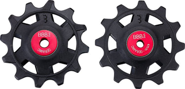 Bbb cycling keramische derailleurwieltjes sram - 12-speed derailleur wieltjes - duurzaam - zwart - 12t - rollerboys ceramic 12t sr bdp-20