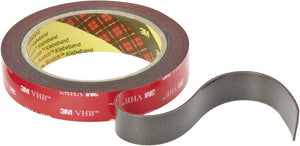 3m vhb™ 4611f 4611193 dubbelzijdige tape vhb 4611f donkergrijs (l x b) 3 m x 19 mm 1 stuk(s)