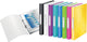 Leitz wow ringmap, uit pp, ft a4, geassorteerde kleuren 12 stuks