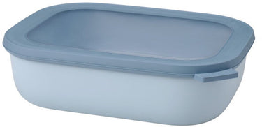Mepal - multikom cirqula vershouddoos - 2000 ml - rechthoekig - nordic blue