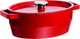 Pyrex slowcook braadpan ovaal - gietijzer - 5,8 liter - rood