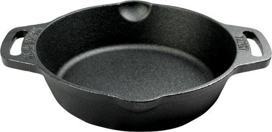 Valhal outdoor skillet koekepan 20cm - gietijzer - 2 handvatten - schenktuiten - vh20h