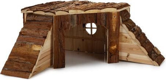 Beeztees forest hoekhuis- groot - 48 x 48 x 21 cm