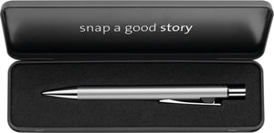 Pelikan balpen snap metallic k10 zilver metal case
