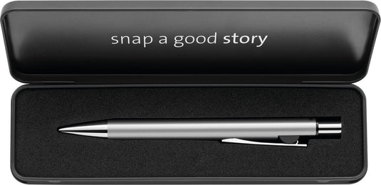 Pelikan balpen snap metallic k10 zilver metal case