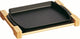 Staub gietijzeren ovenschaal - in houten houder - 33 x 23 cm - zwart