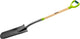 Verto draineerspade, sleuven spade, houten steel, d-greep