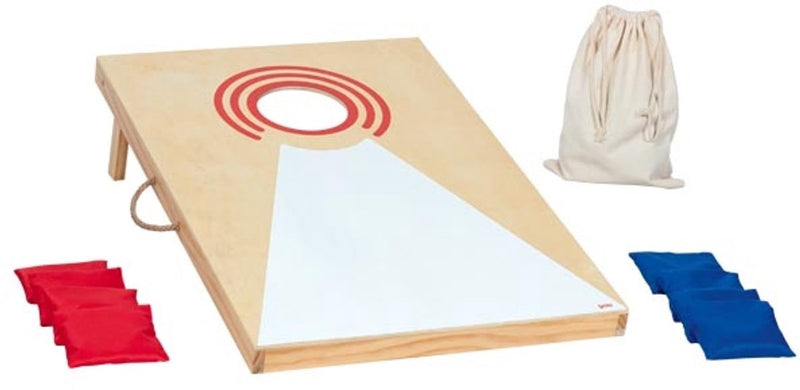 Afbeelding laden in galerijviewer, Goki houten cornhole werpspel
