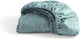 Cinderella - weekend - hoeslaken - 100% katoen - tot 25 cm matrashoogte - 120x200 cm - mineraal groen