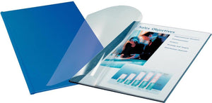 Leitz soepele inbindomslagen - 3,5 mm - 10 stuks - blauw