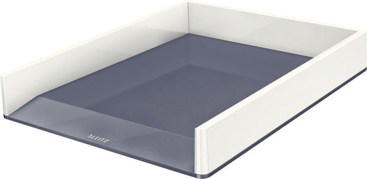 Leitz wow brievenbak - grijs wit