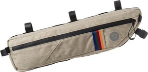 Agu bikepacking tube frametas venture - fietstas voor frame - vintage - 3l - waterafstotend - eenvoudige montage