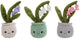 Take me home pluche sneeuwklokje knuffel - plant speelgoed 24cm.