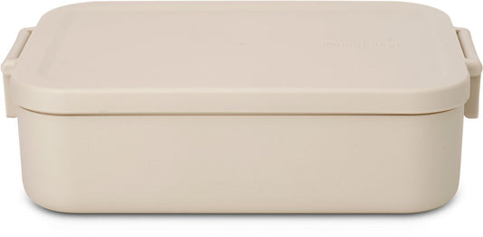 Brabantia make take lunchbox broodtrommel - medium - kunststof - soft beige