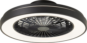Brilliant mazzaro - plafondventilator - led 40w - 3000k-6500k - dimbaar - zwart