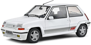 Solido renault 5 gt turbo 'mk2' modelauto 1:18 1989 s1810002 schaalmodel wit