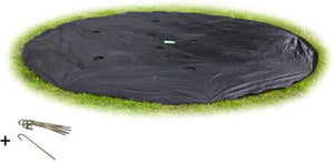 Exit toys exit groundlevel trampoline afdekhoes ø244cm - trampoline beschermhoes - weerbestendig - rond - afdekzeil