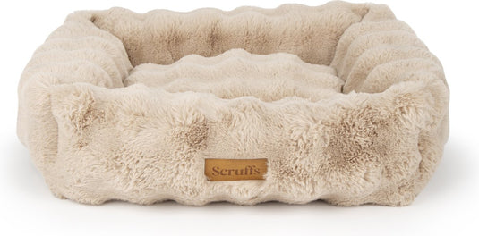 Scruffs - alpine box bed - hondenmand - champagne - x-large 90 x 70 cm