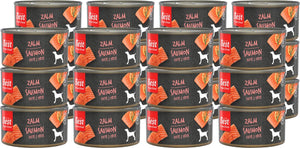 Rosewood best for your friend - honden natvoer - zalm - gestoomde maaltijd - 24 blikjes x 95 g