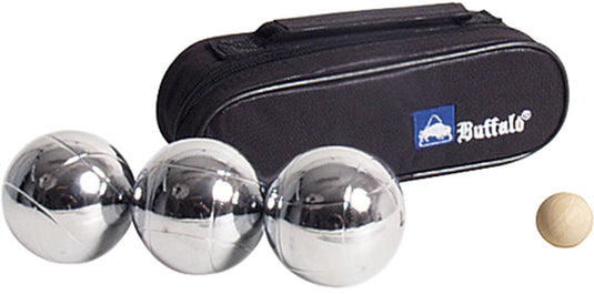 Buffalo jeu de boules set metaal (3st.)