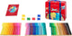 Faber-castell viltstiften - connector - cadeauset - 46 stuks in reiskoffer - fc-155535