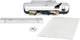 Gbc lamineerapparaat inspire+ - wit - a4 - 25 micron met hobby kit, incl. 1x hoekafronder, 1x papier rolsnijmachine en een starterpakket met 5x a4 lamineerhoezen.