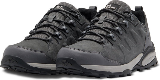 Jack wolfskin refugio texapore low m heren wandelschoenen - slate - maat 41