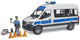 Bruder mercedes benz sprinter politiehulpvoertuig kant-en-klaar model hulpdienstvoertuig (model)