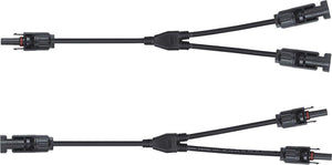 Orno mc4 y splitter - voor zonnepanelen - set 1x ff-m + 1x mm-f - professionele kwaliteit - geconfectioneerde zonnepaneelkabel