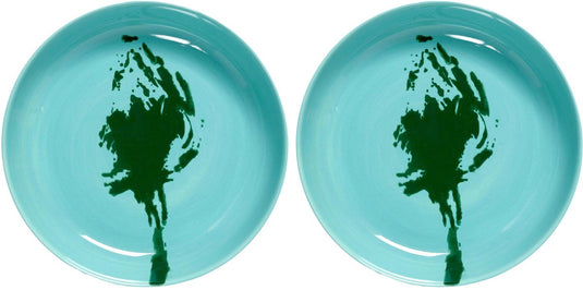 Serax - ottolenghi feast - bord - azurblauw groen - 22 ø - 2 stuks