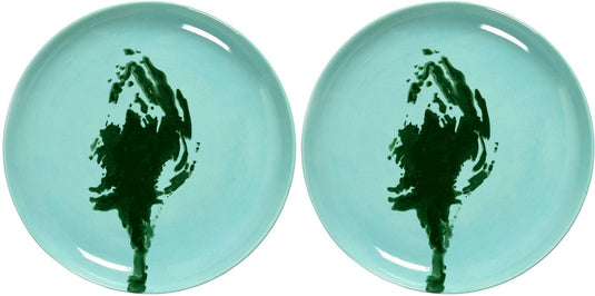 Serax - ottolenghi feast - bord m - azurblauw groen - 22 ø - 2 stuks