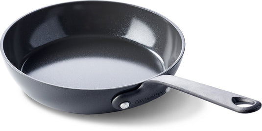 Greenpan craft aluminium koekenpan ø20cm – pfas-vrij – zwart – inductie- en vaatwassergeschikt – ovenbestendig tot 220° - gehard aluminium – rvs handgrepen – groter bakoppervlak