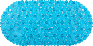 Differnz lapis anti-slip inlegmat bad 70x35cm blauw transparant