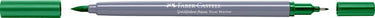 Faber-castell - duo aquarel marker - goldfaber - smaragdgroen 163 - brush 0,6mm - fc-164663
