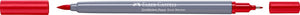 Faber-castell - duo aquarel marker - goldfaber - geraniumrood fel 121 - brush 0,6mm - fc-164621