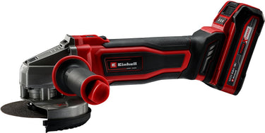 Einhell accu haakse slijper te-ag 18 125-2 li kit - power x-change - 18 v li-ion - ø125 mm - 8.500 t min - max. snijdiepte: 33 mm - incl. 1x 4.0 ah accu en lader