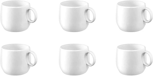 Medard de noblat - yaka white - koffie theekop 20 cl - 6 delig - porselein