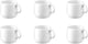 Medard de noblat - yaka white - koffie theekop 20 cl - 6 delig - porselein