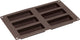 Lurch - flexiform - bakvorm voor 6 mueslirepen - silicone - 30x17.5cm